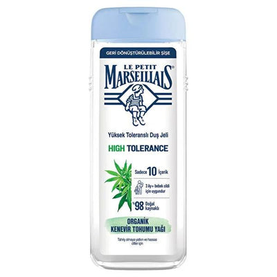 Le Petit Marseillais: Organic Hemp Seed Oil Shower Gel - 98% Natural, Sulfate-Free, Gentle Cleansing for Sensitive Skin,