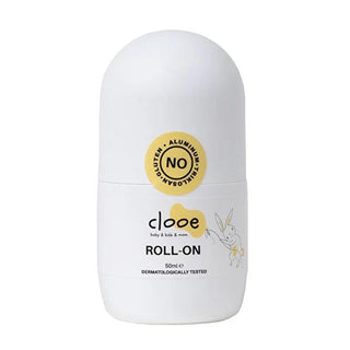 Clooe Natural Kids Roll-on Deodorant 50ml - Paraben-Free, Gluten-Free, Dermatologically Tested Clooe Natural Kids Deodorant - Safe & Gentle natural kids deodorant, roll-on deodorant for children, paraben-free kids personal care, gluten-free deodorant, dermatologically tested kids products, aluminum-free deodorant for kids, chemical-free kids deodorant, kids personal care, natural deodorant, safe deodorant for kids, gentle deodorant, organic kids deodorant
