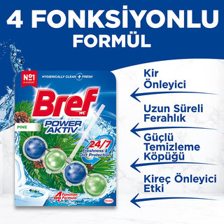 bref-power-aktiv-toilet-block-pine, bref-power-aktiv-pine-toilet-block-single-pack, bref-power-aktiv-toilet-block-pine-functions Bref Power Aktiv Pine Toilet Block - 4 Functions for Clean and Fresh Toilets | Single Pack Bref Power Aktiv Pine Toilet Block bref, toilet-cleaner, cleaning-supplies, pine-scent, toilet-block, home-cleaning, bathroom-essentials, freshness, kitchen-and-bath, ai-generated