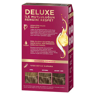 palette deluxe hair color 7-11 ash brown, before and after hair dye result, palette hair color application process Palette Deluxe Hair Color - 7-11 Ash Brown for Beauty Enthusiasts | Long-Lasting Vibrant Color Palette Hair Color 7-11 Ash Brown palette, hair-color, ash-brown, beauty-enthusiasts, hair-dye, vibrant-color, long-lasting, micro-oils, easy-application, ai-generated