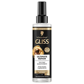 Gliss Ultimate Repair Liquid Hair Cream - Nourishes Damaged Hair with Keratin & Black Pearl Extract Gliss Ultimate Repair Hair Cream - Keratin & Black Pearl hair repair cream, liquid keratin hair care, black pearl extract benefits, heat protectant hair product, damaged hair repair, hair nourishment, keratin hair treatment, hair care products for dry hair, leave-in hair treatment, hair protection, hair repair treatment