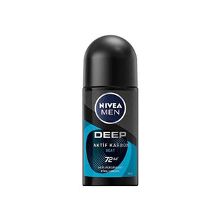 Nivea Men Deep Beat Anti-Perspirant Roll-On Deodorant - 72-Hour Protection, Long-Lasting Freshness for Men Nivea Men Deep Beat Anti-Perspirant - 72 Hour Protection Nivea Men Deep Beat, Anti-Perspirant Roll-On Deodorant, 72-hour protection, Men's grooming, Long-lasting freshness, men's deodorant, anti-perspirant for men, roll-on deodorant, long-lasting anti-perspirant, masculine scent, active carbon, woody notes, dermatologically tested, visible stain-free, personal care, hygiene products