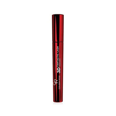 Golden Rose 3D Fantastic Lash Mascara: Extreme Volume, Length & Curl - Long Lasting Black Mascara