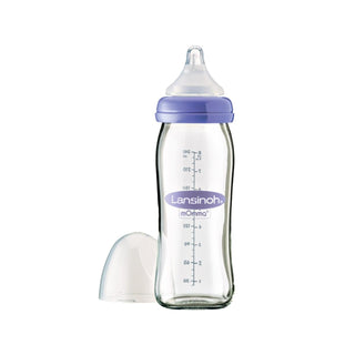 Lansinoh Natural Wave Glass Baby Bottle 240ml: Mimics Breastfeeding, BPA-Free Infant Feeding Bottle Lansinoh Natural Wave Glass Baby Bottle - Breastfeeding Friendly baby bottle, glass baby bottle, Lansinoh bottle, Natural Wave bottle, infant feeding bottle, feeding solution, breastfeeding, BPA-free, phthalate-free, easy to clean, sterilize, natural latch, sucking motions, new parents, glass bottles, breastfeeding experience, baby feeding, newborn essentials, baby registry, baby shower gift, feeding bottle, 