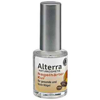 Alterra Nail Strengthener - Organic Caffeine & Mango Extract for Stronger Nails, Vegan, 10ml Alterra Nail Strengthener - Strengthen Nails Naturally nail strengthener, organic nail care, vegan nail products, nail hardening, caffeine for nails, mango extract nail benefits, nail care, vegan beauty products, cruelty-free cosmetics, natural nail care, nail growth, nail health, Alterra