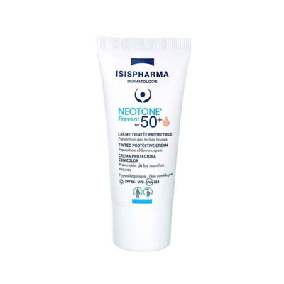 Isis Pharma Neotone Mineral Light Tinted Sunscreen SPF 50+ - UVA/UVB Protection & Even Skin Tone - Sensitive Skin Friend