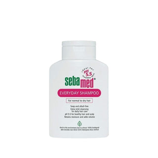 Sebamed Everyday Shampoo 200ml - pH 5.5 Shampoo for Dry, Weak Hair