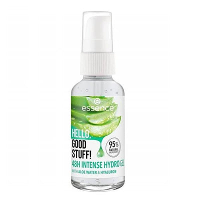 Essence Hello Good Stuff: 48H Intense Hydrating Facial Serum - Aloe Vera & Hyaluronic Acid for Deep Moisture, Natural Sk