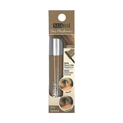 Mara Hair Mascara - Instant Gray Hair Coverage, Touch Up Root Concealer - Blonde Hair Color