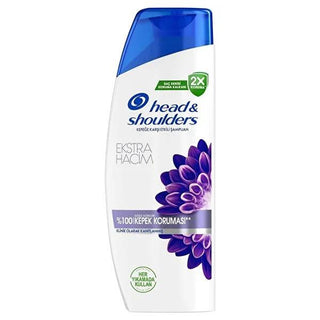 Head & Shoulders Anti-Dandruff Shampoo for Daily Use - Ekstra Hacim, 11.16 fl oz - Dermatologically Tested, pH-Balanced for Men & Women Head & Shoulders Anti-Dandruff Shampoo - 11.16 fl oz Anti-Dandruff Shampoo, Daily Hair Care, Dermatologically Tested Shampoo, pH-Balanced Hair Care, Head & Shoulders Ekstra Hacim Şampuan, Hair Care for Men, Hair Care for Women, Scalp Care, Dandruff Solution, Gentle Shampoo, Family Hair Care, Clinically Proven Shampoo
