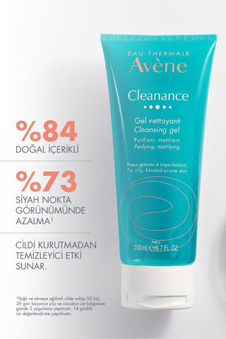 Avene Cleanance Mattifying Cleansing Gel for Oily & Acne-Prone Skin: Deep Pore Cleanser with Comedoclastin & Thermal Water- Gently Cleanses, Balances Oil & Reduces Blemishes Avene Cleanance Cleansing Gel: Oily & Acne-Prone Skin Cleanser cleansing gel, acne prone skin, oily skin cleanser, mattifying cleanser, face wash for oily skin, Avene Cleanance, blemish control cleanser, facial cleanser, skin cleansing gel, Comedoclastin cleansing gel, oily skin, acne treatment, face wash, skin care, blemishes, Comedocl