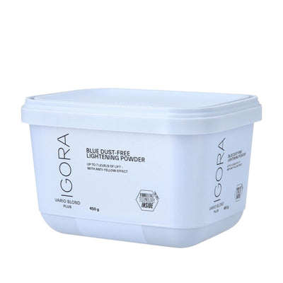 Schwarzkopf Igora Vario Blond Super Plus Mavi Hair Bleaching Powder 450g - Professional Hair Lightening Solution