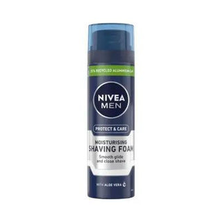 Nivea Men Protect & Care: Soothing Aloe Vera Shaving Cream for Sensitive Skin - Moisturizing, Irritation-Free Shave - 6.76 fl oz Nivea Men Shaving Cream - Soothing Aloe Vera for Sensitive Skin Nivea Men Shaving Cream, Sensitive skin shaving cream, Moisturizing shaving cream, Aloe Vera shaving cream, Pro-Vitamin B5 shaving cream, Men's grooming products, Shaving cream for sensitive skin, Shaving foam, Tıraş Köpüğü, Men's shaving essentials, shaving cream, shaving soap, mens grooming, aloe vera, pro-vitamin B