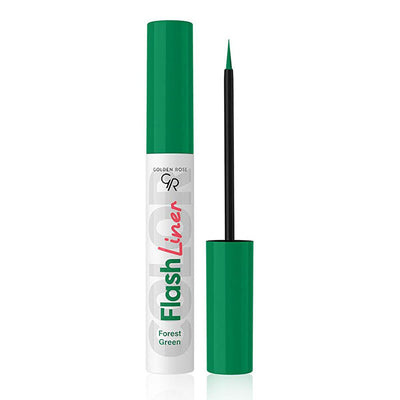 Golden Rose Flash Liner No:102 Forest Green Eyeliner - Vibrant, Long Lasting & Easy to Apply Colored Eyeliner for Stunni