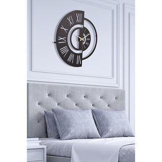 Muyika 41x41cm Metal Modern Silent Wall Clock - Large Indoor Decorative Timepiece for Home Muyika Metal Wall Clock - Modern Silent Timepiece wall clock, metal wall clock, silent wall clock, modern wall decor, large wall clock, indoor wall clock, home decor, modern clock, metal clock, silent clock, decorative wall clock, Muyika