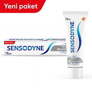 sensodyne whitening toothpaste 75ml, packaging of sensodyne whitening toothpaste 75ml Sensodyne Whitening Toothpaste - Gentle for Sensitive Teeth | 75 ml Sensodyne Whitening Toothpaste 75 ml sensodyne, whitening-toothpaste, sensitive-teeth, dental-care, tooth-cleaning, oral-health, fluoride-toothpaste, plaque-removal, children-safe, ai-generated
