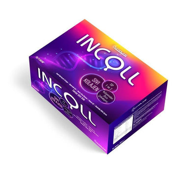 Incoll Liquid Collagen Supplement: Max Strength Hydrolyzed Collagen with Hyaluronic Acid & Boswellia - Joint Health, Ski