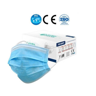 Global Mask Surgical Face Mask 50 Pack