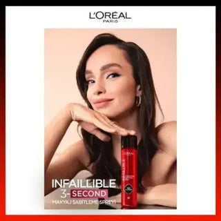 Loreal Paris Infaillible Makeup Fixing Spray - 3-Second Setting, Long Lasting Makeup Solution Loreal Paris Infaillible Makeup Fixing Spray - Long Lasting Makeup Fixing Spray, Loreal Paris Infaillible, Long Lasting Makeup, Cosmetic Setting Spray, Beauty Products, Makeup Setting Spray, Cosmetics, Beauty Essentials, Long Lasting Makeup Solutions, Makeup Must-Haves