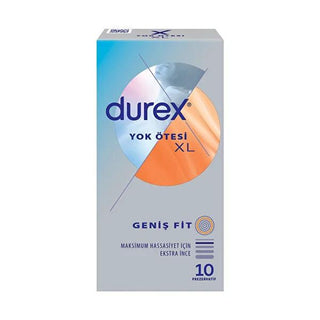 Durex XL Condoms: Extra Large, Sensitive & Lubricated Latex for Enhanced Comfort & Protection (10-Count) Durex XL Condoms - Extra Large, Sensitive & Lubricated XL condoms, Extra large condoms, Sensitive condoms, Lubricated condoms, Durex condoms, Natural latex condoms, Large size condoms, Condoms for sensitive skin, Extra lubricated latex condoms, Contraceptives, condoms, contraception, sexual health, safe sex, STI protection, pregnancy prevention, enhanced sensitivity, extra large size, comfortable fit, na