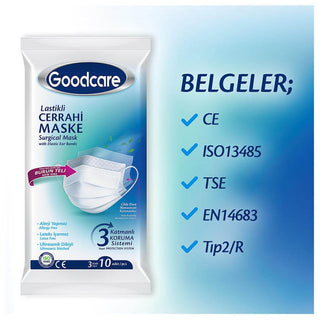 Goodcare Elastic Surgical Mask 10 Pack
