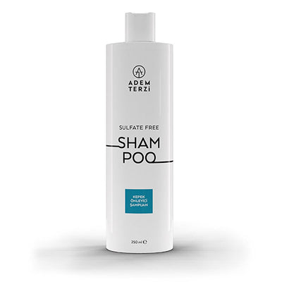 Adem Terzi: Sulfate-Free Anti-Dandruff Shampoo - Natural Itchy Scalp Relief, Herbal Keratin & Vitamin B for Dry Scalp & 