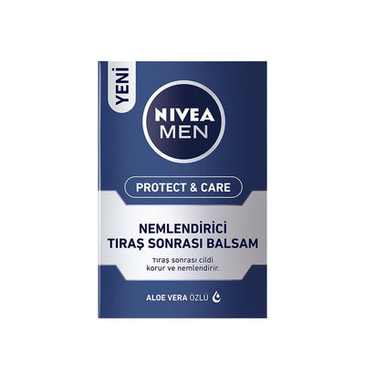 Nivea Men Protect&Care After Shave Balm - 100ml Moisturizing Skincare for Men
