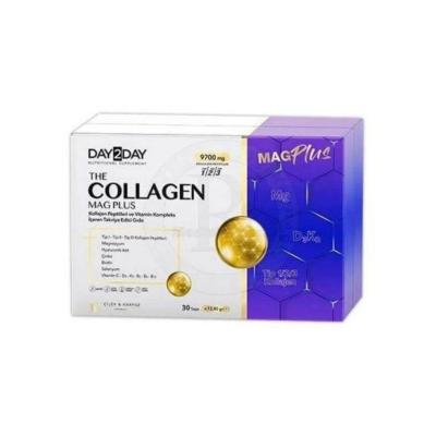 Day2Day Collagen Mag Plus - Halal Collagen Supplement for Skincare & Joint Health - 30 Sachets