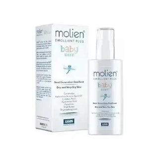 molien baby lotion 300ml bottle, natural ingredients in molien baby lotion, applying molien baby lotion on baby's skin Molien Baby Lotion - Gentle Hydration | 300 ml Molien Baby Lotion - Gentle Hydration | 300 ml molien-baby-lotion, baby-care, moisturizer, sensitive-skin, parents, caregivers, natural-ingredients, baby-lotion, gentle-hydration, ai-generated
