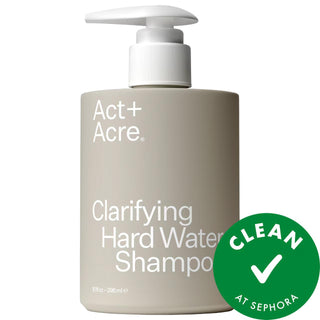 Act + Acre Clarifying Hard Water Shampoo for Scalp Health & Hair Nourishment - Vegan, Gluten-Free, Cruelty-Free Act + Acre Clarifying Shampoo for Hard Water - Vegan & Gluten-Free clarifying shampoo, hard water shampoo, vegan hair care, gluten-free shampoo, cruelty-free hair products, fragrance-free shampoo, scalp health, hair nourishment, hair care, shampoo, vegan beauty, clean beauty, gluten-free beauty, cruelty-free beauty