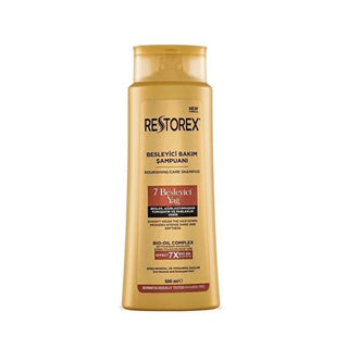 Restorex 7 Nourishing Oil Hair Shampoo - Strengthens & Shines - Argan, Olive, Almond - Paraben Free, 500ml Restorex 7 Oil Shampoo: Nourishes, Strengthens & Shines Nourishing Shampoo, Hair Shampoo, 7 Oil Shampoo, Argan Oil Shampoo, Olive Oil Shampoo, Paraben Free Shampoo, Hair Strengthening Shampoo, Shine Enhancing Shampoo, Natural Oil Shampoo, Restorex Shampoo, hair care, hair health, dry hair, damaged hair, split ends, hair shine, hair softness, moisturizing shampoo, shampoo, conditioner, beauty, personal 