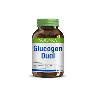 Voonka Glucogen Dual 90 Tablet - Joint Health Supplement with Glucosamine, Chondroitin, and Hyaluronic Acid Voonka Glucogen Dual 90 Tablet - Joint Health Supplement Glucosamine Supplement, Joint Health Support, Chondroitin Sulfate, Hyaluronic Acid Supplement, Dietary Supplement for Joints, Joint Pain Relief, Joint Health, Joint Comfort, Mobility Support, Supplement for Joints