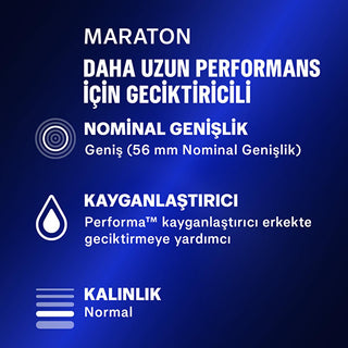 Durex Marathon Delay Condoms - Enhanced Performance for Adults & Couples | 10 Count