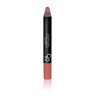 Golden Rose Matte Lipstick Crayon - Moisturizing, Long-Lasting Lip Color for Dry Lips Golden Rose Matte Lipstick Crayon - Long Lasting & Moisturizing matte lipstick, lip crayon, moisturizing lip color, dermatologically tested, makeup for dry lips, long-lasting lip color, nourishing lipstick, Vitamin E lip care, comfortable lip makeup, lip care for dry lips