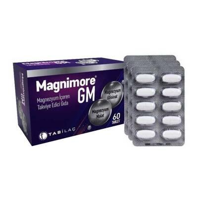 Magnimore: High Absorption Magnesium Glycinate & Malate Supplement - 60 Tablets for Energy, Muscle Support & Deficiency