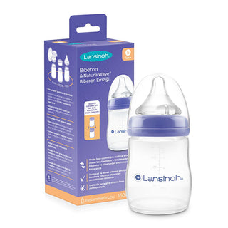 Lansinoh NaturalWave Baby Bottle Nipple - Anti-Colic, BPA Free, Easy Breastfeeding to Bottle Transition for Newborns & Infants Lansinoh NaturalWave Nipple - BPA Free & Anti-Colic Baby Bottle Nipple, NaturalWave Nipple, Breastfeeding to Bottle-Feeding Transition, BPA Free Baby Products, Anti-Colic Baby Bottle Nipple, Lansinoh, Newborn Essentials, Baby Feeding Accessories, Infant Care Products