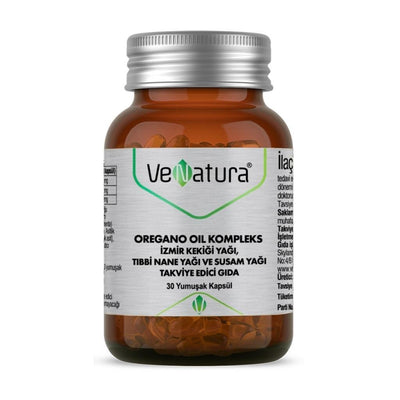 VeNatura Oregano Oil Complex Dietary Supplement - 30 Soft Capsules, Natural Immune Support, Herbal Remedy