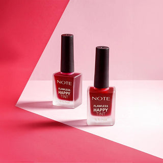 Note Cosmetics Flawless Happy Tint: Sweet Pink Lip & Cheek - Natural Color, Dual-Use Liquid Blush & Lip Stain Note Cosmetics Lip & Cheek Tint - Natural Pink Blush lip and cheek tint, liquid blush, pink lip tint, natural blush, dual lip and cheek color, sweet pink blush, liquid cheek stain, Note Cosmetics, lip tint, cheek stain, liquid blush, blush, pink blush, sweet pink, natural makeup, multi-purpose makeup, cosmetic, beauty, makeup, lip color, cheek color, easy to blend, lightweight, comfortable, monochro