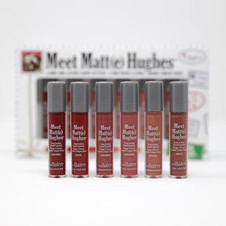 theBalm Meet Matte Hughes Special Delivery Lipstick Set: 6 Nude Liquid Lipsticks, Long-Lasting & Smudge-Proof Formula theBalm Meet Matte Hughes: Nude Liquid Lipstick Set liquid lipstick set, matte lipstick nude, long lasting lipstick, smudge proof lipstick, theBalm lipstick, mini lipstick set, nude lipstick set, makeup gift set, lipstick sampler, Meet Matte Hughes, lipstick set, matte lipstick, nude lipstick, long lasting, smudge proof, theBalm, mini lipstick, makeup gift, lipstick sampler, lip color, lip m