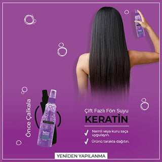 Morfose Keratin Dual-Phase Leave-In Conditioner for Dry Damaged Hair - 7.44 fl oz Morfose Keratin Leave-In Conditioner for Dry Hair Keratin hair care, Leave-in conditioner, Hair nourishment, Hair repair, Dual-phase hair product, Hair care for dry damaged hair, Hair protection, Hair vitality, Morfose, Hair conditioner, Hair treatment