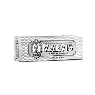marvis smokers whitening toothpaste 85 ml, marvis whitening toothpaste tube, marvis toothpaste with mint flavor Marvis Smokers Whitening Toothpaste - 85 ml | Refreshing Mint Marvis Smokers Whitening Toothpaste 85 ml marvis, smokers-toothpaste, whitening-toothpaste, adult-dental-care, mint-flavored, ai-generated, stain-removal, dental-hygiene, creamy-toothpaste, cavity-protection