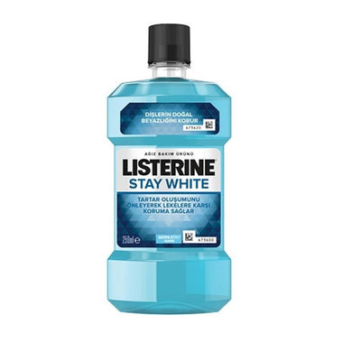 Listerine Stay White Mouthwash for Teeth Whitening & Oral Care - 8.45 fl oz