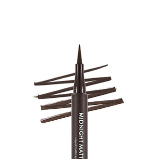 Flormar Midnight Matte Eyeliner - Long-Lasting Liquid Eyeliner for Intense Color Flormar Midnight Matte Eyeliner - Precise & Long-Lasting Flormar Midnight Matte Eyeliner, Liquid eyeliner, Matte eyeliner, Long-lasting eyeliner, High-pigment eyeliner, Makeup, Eye makeup, Cosmetics, Beauty products, Eyeliner, Liquid makeup, Matte finish, Precision eyeliner, Dramatic eye look, Smudge-proof, Long-wear makeup