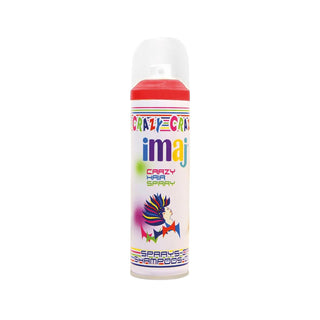 Imaj Crazy Color Red Hair Color Spray 100ml - Vibrant Temporary Hair Color for Fashionistas Imaj Crazy Color Red Hair Spray 100ml - Temporary Hair Color temporary hair color spray, red hair color, Crazy Color hair spray, 100 ml hair color, fashion hair color, vibrant hair color, easy hair color application, temporary hair dye, fashion hair spray, hair color for festivals, statement hair color