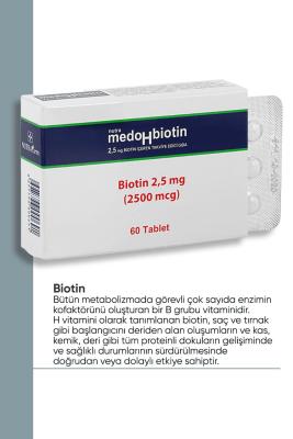 dermoskin biotin 2.5 mg tablets 60 count, biotin supplement for hair skin nails Dermoskin Biotin 2.5 mg Tablets - Strengthen Hair & Skin | 60 Count Dermoskin Biotin 2.5 mg Tablets - 60 Count biotin, dermoskin, hair-loss, skin-care, nail-health, vitamin-supplement, gida-takviyesi, adult-health, ai-generated, nutritional-support
