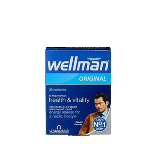 Vitabiotics Wellman Original Dietary Supplement for Men - 30 Tablets, Nutritional Support for Men's Health Vitabiotics Wellman Original - Men's Health Supplement Dietary Supplement for Men, Wellman Original, Vitabiotics, Men's Health Supplement, Nutritional Support for Men, dietary supplement, men's health, nutritional support, health and wellbeing, Vitabiotics Wellman Original