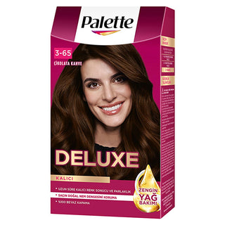 Palette Deluxe Chocolate Brown Hair Dye: Long Lasting, Rich Color & Shine - Permanent Hair Color 3-65 Çikolata Kahve Palette Deluxe Chocolate Hair Dye - Long Lasting Color & Shine hair dye, chocolate brown hair dye, permanent hair color, long lasting hair dye, hair color with shine, Palette Deluxe, 3-65 chocolate kahve, hair dye with oil, rich color hair dye, hair color, chocolate hair color, brown hair color, hair coloring, hair treatment, hair care, hair shine, vibrant hair color, long-lasting color, home