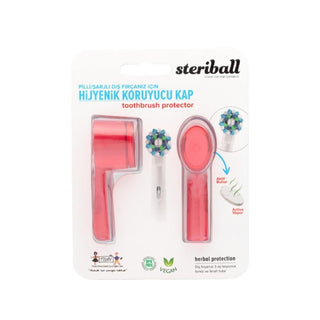 Steriball Hygienic Toothbrush Holder Red - Protects Your Toothbrush from Bacteria, Compatible with Steriball Electric Toothbrushes Steriball Hygienic Toothbrush Holder Red toothbrush holder, hygienic toothbrush case, Steriball toothbrush holder, red toothbrush container, bathroom hygiene accessories, oral care hygiene, electric toothbrush storage, bathroom organization, Steriball accessories