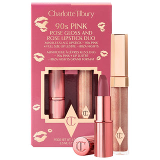 Charlotte Tilbury K.I.S.S.I.N.G Lipstick and Lip Gloss Duos - Cruelty-Free, Clean Beauty Lip Care Sets Charlotte Tilbury K.I.S.S.I.N.G Lip Duo - Clean & Cruelty-Free lipstick and lip gloss set, cruelty-free cosmetics, clean beauty products, portable lip care, Charlotte Tilbury K.I.S.S.I.N.G Lipstick, Lip Lustre lip gloss, nude lipstick, pink lip gloss, travel size cosmetics, lip care, beauty on the go, cosmetics for sensitive skin, ethical beauty products, makeup gift sets, beauty essentials