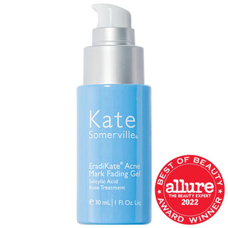 EradiKate Acne Mark Fading Gel: Salicylic Acid Treatment for Blemishes, Uneven Skin Tone, and Pore Minimizing - Restores Skin Barrier EradiKate Acne Treatment: Fade Acne Marks & Blemishes Fast acne treatment, post acne mark fading gel, salicylic acid acne treatment, niacinamide skin care, blemish treatment, pore minimizing gel, uneven skin texture treatment, oil control skincare, anti acne gel, skin barrier restoration, acne, blemishes, pores, salicylic acid, niacinamide, prebiotic complex, skin care, combi